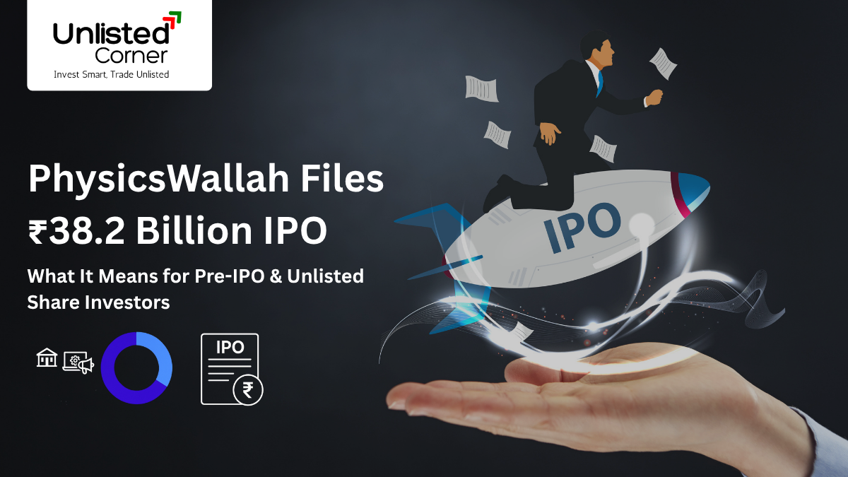 PhysicsWallah Files ₹38.2 Billion IPO: What It Means for Pre-IPO & Unlisted Share Investors 